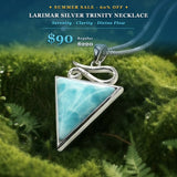 Z ARRON DESIGN Serenity Moonstone koppartråd hängande halsband