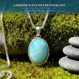 Z ARRON DESIGN Collier avec pendentif en fil de cuivre et pierre de lune Serenity