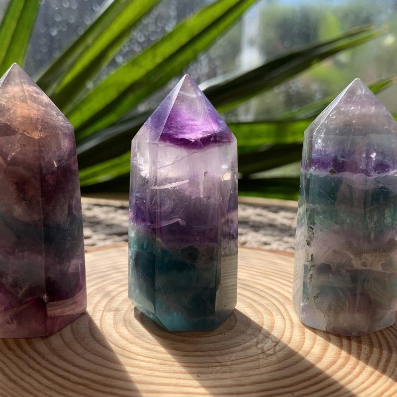 Crystal Multicolor Fluorite Mini-Generator