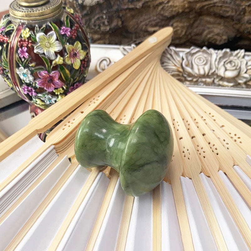 Nephrite Jade Mushroom-Shaped Facial Massage Tool