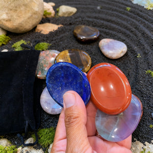 Don't Worry Stones Chakra Set + Bolsa Terciopelo