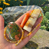 9 PC - Afghanistan Jade & Radiant Joy Crystals Energy Set