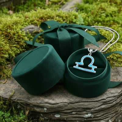 Libra Opal Zodiac Necklace – September 23 to October 22