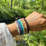 7-delt Mala Bead Armbånd Chakra Sæt (et armbånd til hvert Chakra)
