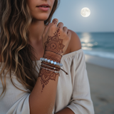 7-delt Mala Bead Armbånd Chakra Sæt (et armbånd til hvert Chakra)