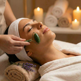 Κολιέ με κρεμαστό κόσμημα από Amethyst Macrame