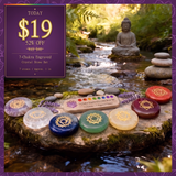 SALE TODAY - 7-Chakra Engraved Crystal Stone Set