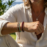 7-delt Mala Bead Armbånd Chakra Sæt (et armbånd til hvert Chakra)