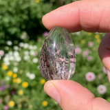Garden Quartz - Lodolite - Teardrop Cabochon