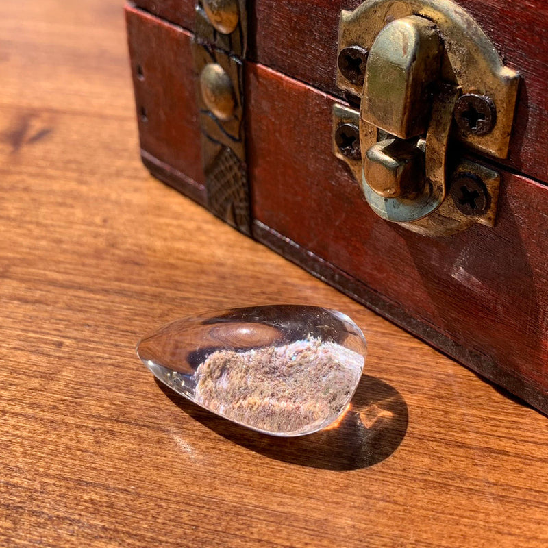 GRATIS WINACTIE! Phantom Quartz Crystal Teardrop- (Betaal alleen de verzendkosten)