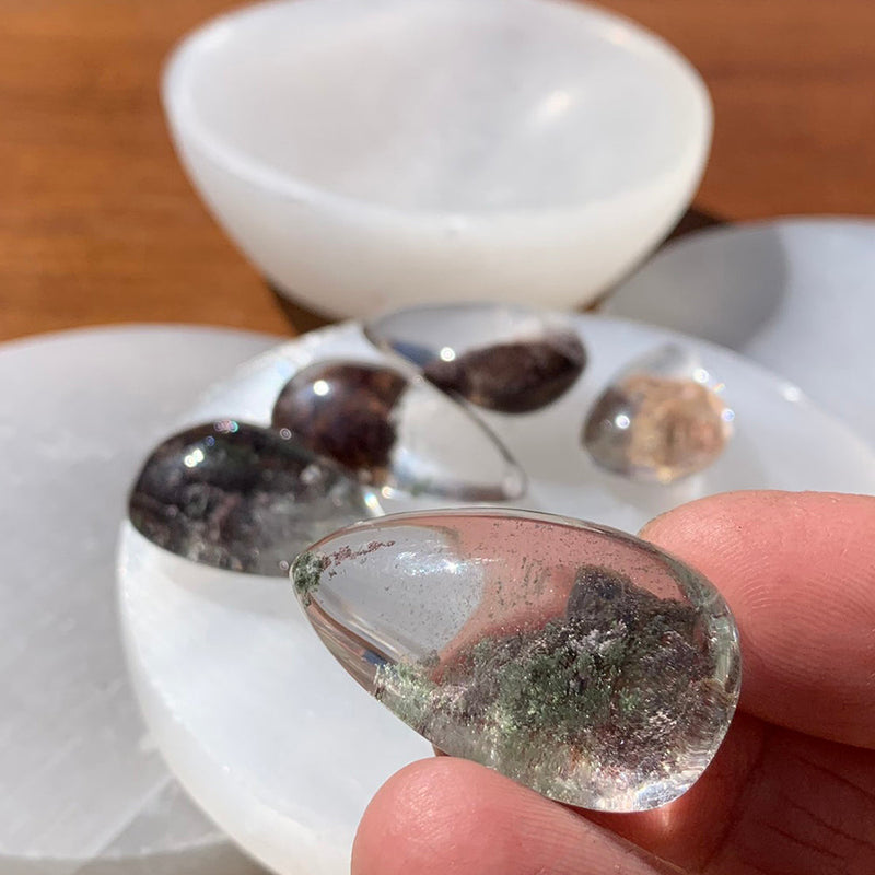 GRATIS WINACTIE! Phantom Quartz Crystal Teardrop- (Betaal alleen de verzendkosten)