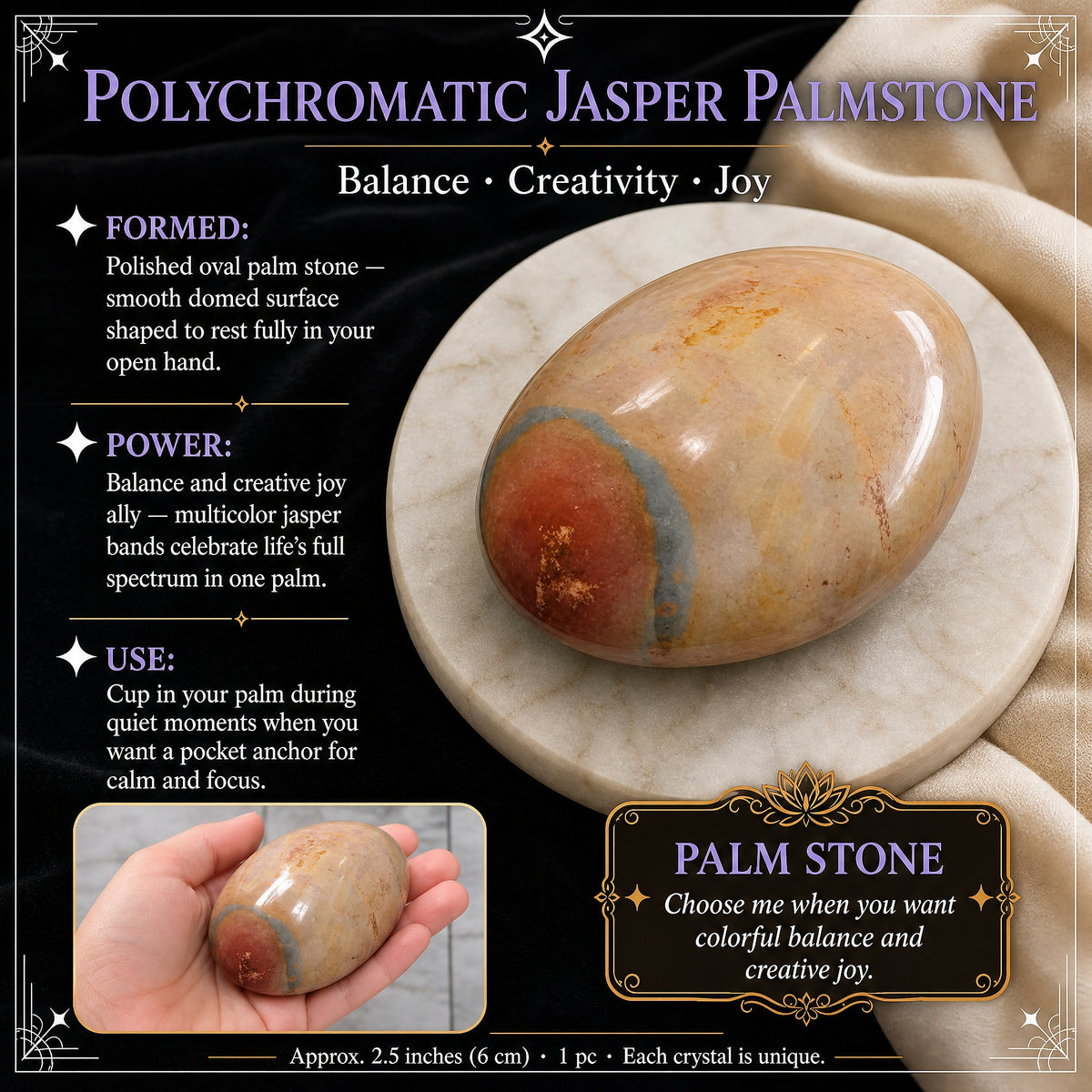 Polikromatik Jasper Palmstone