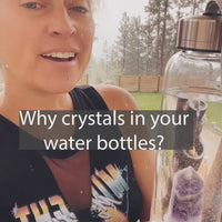 Amethyst Rough Gem Pod Water Bottle 💧 75% Off Flash Promo Sale
