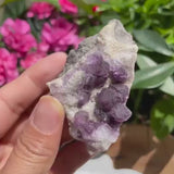 Natural Purple Fluorite Cluster (60grams)  (Item #1029)