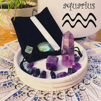 ♒ Aquarius - Zodiac Crystal Set