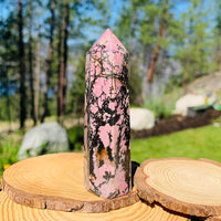 Rhodonite Point component from the Heart Harmony Crystal Set.