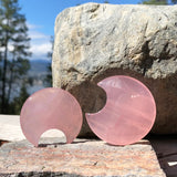 Rose Quartz Crescent Moonstone