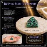 Rubino in Piramide di Zoisite - Medio