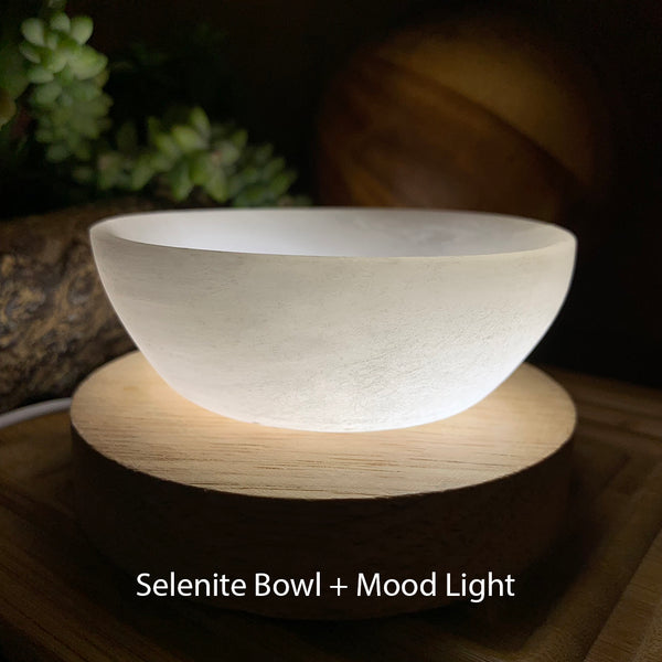 Selenite Serenity Light + Chakra Stones Set
