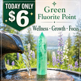 $6 TODAY ONLY - Green Fluorite Point