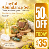 50% OFF SALE TODAY - Joyful Crystal Set