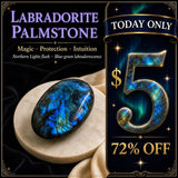 8 $ Labradorite Palmstone Vente d'un jour