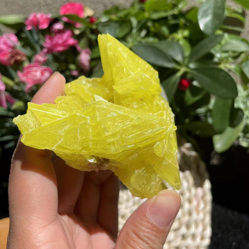 Natural Sulfur Crystal (150 grams)  (Item #1034)