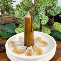 8-Piece Tiger's Eye + Citrine Set
