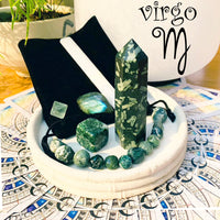 AAA Virgo Zodiac Crystal Fusion Set With Pouch