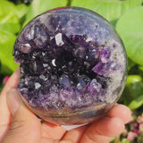 Amethyst Geode Sphere (Item #0052)