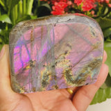 Grand (1,04 lb) Purple Flash Labradorite Freeform (article n ° 0093)