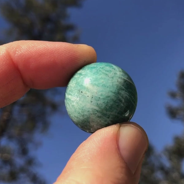 Mini-sphère Amazonite